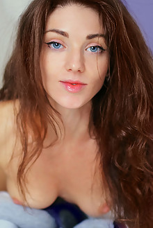 Presenting Jadis by Iona indoor brunette blue eyes boobies s...