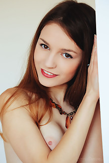 Sofi Shane in Smile by Arkisi indoor brunette brown eyes sha...