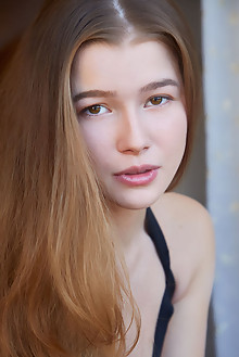 Olivia Sparkle in Tease by Erro indoor brunette brown eyes shaved tight pussy custom