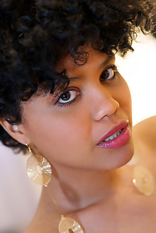 Selva Lapiedra in Vivacious Energy by Luca Helios indoor ebony black hair brown eyes small tits hairy unshaven pussy petite custom