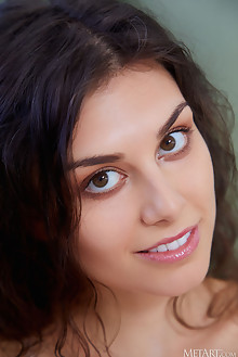Andrea in Effortless Chic by Erro indoor brunette brown eyes boobies shaved pussy custom