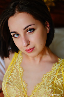 Presenting Alin Luxe by Arkisi indoor brunette blue eyes boo...