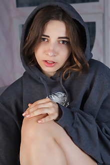Elle Mira in Levyka by Rylsky indoor brunette brown eyes boo...