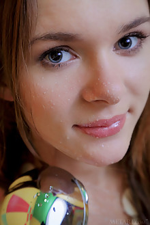 Katie A in Emolen by Arkisi indoor brunette blue eyes petite...