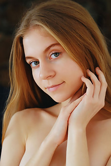 Shayla in Wetha by Arkisi indoor blonde blue eyes petite sha...