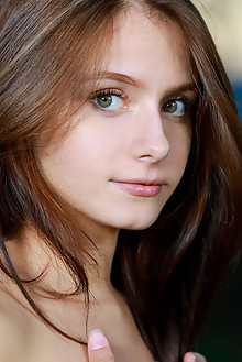 Dakota Pink in Forest Mirage by Matiss outdoor sunny brunette blue eyes boobies shaved pussy custom