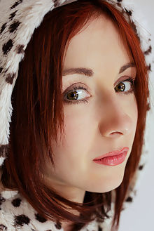 night a leo arkisi indoor redhead green eyes boobie shaved pussy