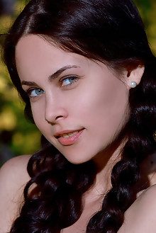 Presenting Martina Mink by Matiss outdoor sunny brunette bla...
