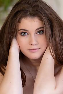 Adel C in Modelling by DeltaGamma indoor brunette hazel eyes...