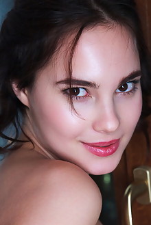 Diana Jam in Xazezei by Rylsky indoor brunette brown eyes boobies busty shaved