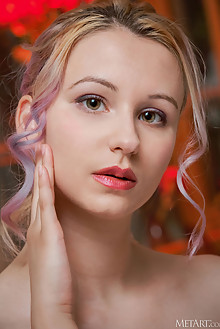 Spice in Feeling Warm by Albert Varin indoor blonde green ey...